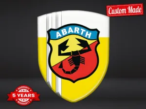 Fiat Abarth Custom Car Decal Stickers Premium Max Pro Edition
